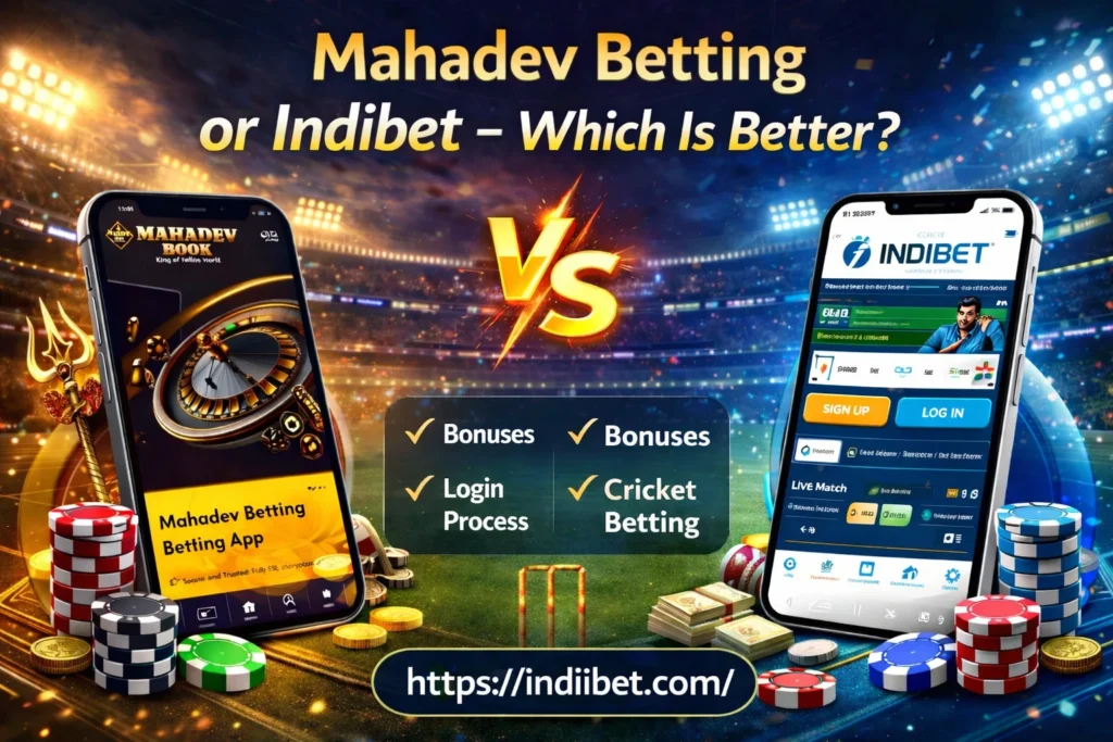 Indibet vs Mahadev Betting platform comparison for online cricket betting